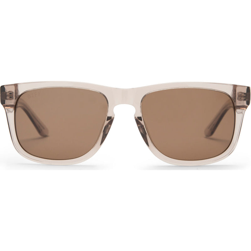 DIFF Eyewear Riley Sunglasses | Vintage Crystal + Brown Polarized