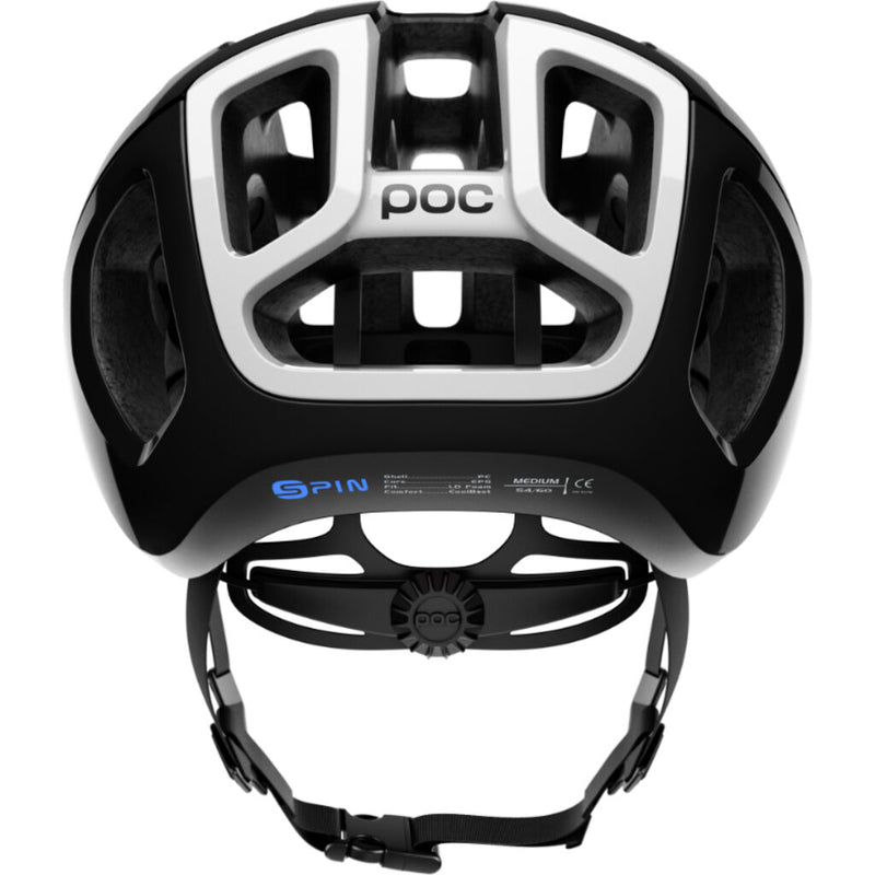 POC Ventral Air Spin Bicycle Helmet | Uranium Black Raceday