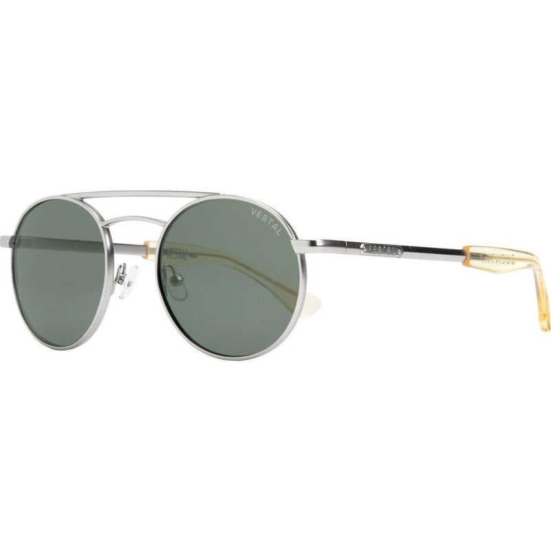 Vestal Quentin Sunglasses | Silver/Green Scotch VVQU002