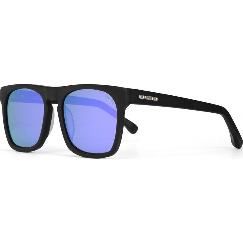 Vestal Satellites Sunglasses | Matte Black/Purple Mirror/Silver VVSA010