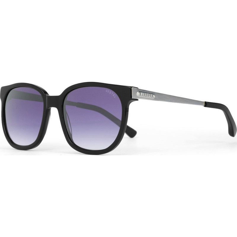 Vestal Windrose Sunglasses | Polished Black/Purple Grad./Silver VVWR013