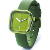 Hygge Väri Forest Green Watch | Green Leather