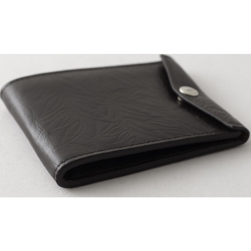 Orchill Vault Bi-Fold Snap Closure Wallet | Dark Brown