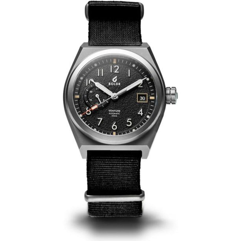 BOLDR Venture Titanium Automatic Watch | Wayfarer Black