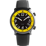 Armogan Syracuse N24 Diving Watch | Yellow/Black Steel SYB22N7Y2