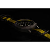 Lum-Tec Vortex D2 Solar Watch | Black/Yellow