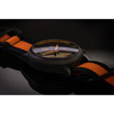 Lum-Tec Vortex D3 Solar Watch| Black/Orange