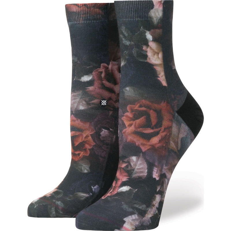 Stance Dark Blooms Anklet Women's Everyday Socks | Black M W315D17DAR