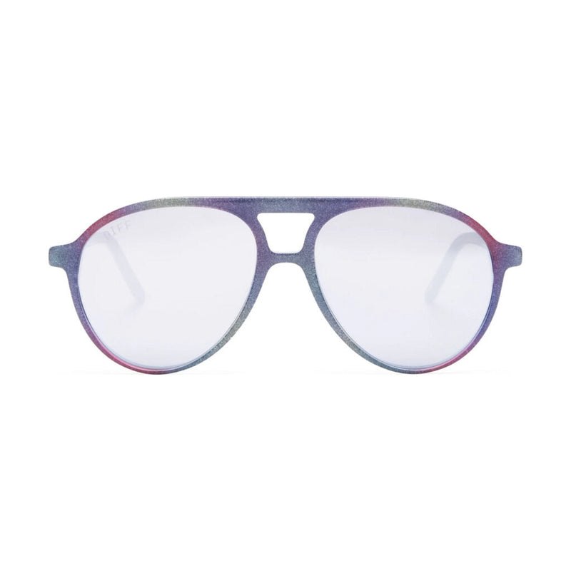 Diff Eyewear Jett Sunglasses | Rainbow + Lavender Flash