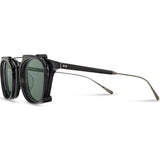 Shwood Kennedy Sun Clip Sunglasses | City Black/Black Acetate -G15 Polarized  WAK4BBCFP