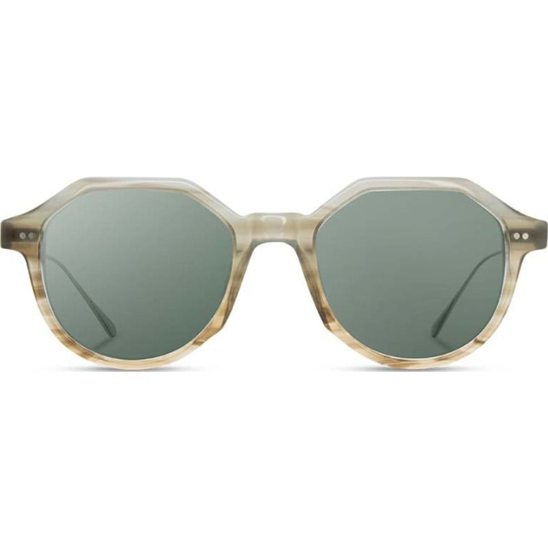 Shwood Powell Sunglasses | Boardwalk/Matte Sliver/Ebony -G15 Polarized  WAP2B5EBFP