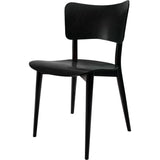 Wohnbadarf Cross Frame Dining Chair --Natural/Black WB-30-1100 B