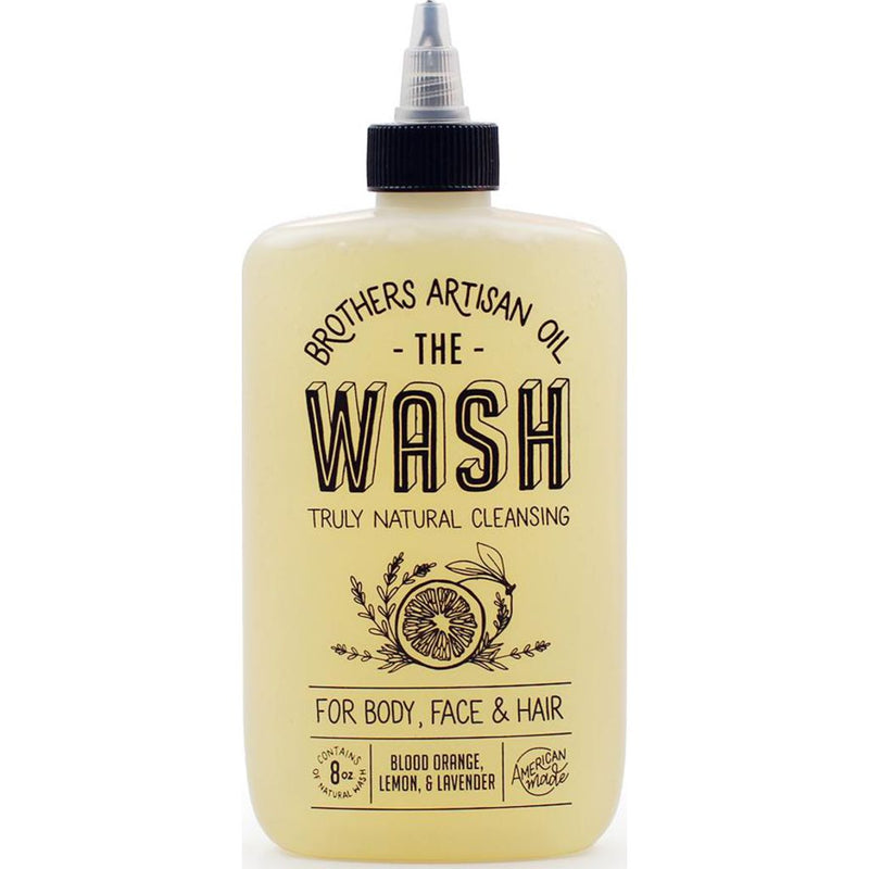 Brothers Artisan Oil Shampoo and Face+Body Wash | Orange, Lemon, & Lavender