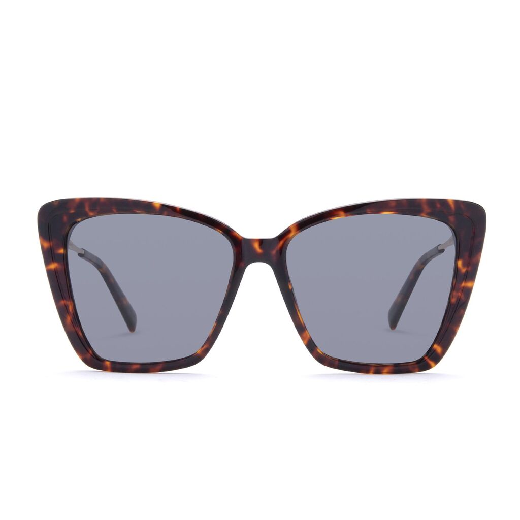 Diff Eyewear Becky ll Sunglasses | Wildcat Leopard + Grey Polarized ...