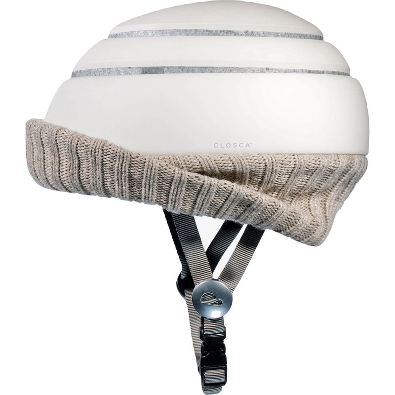 Closca Nordic Collapsible Helmet w/ Visor | Wheat/White