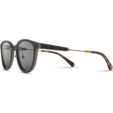 Shwood Ainsworth Sunglasses | Distressed Dark Walnut/Antique Brass -Grey Polarized WOADDWGP