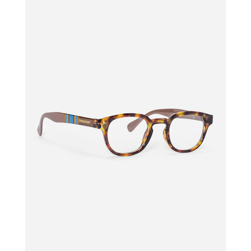 Shwood x Pendleton Westerley Reader Glasses | Tortoise/Stripes