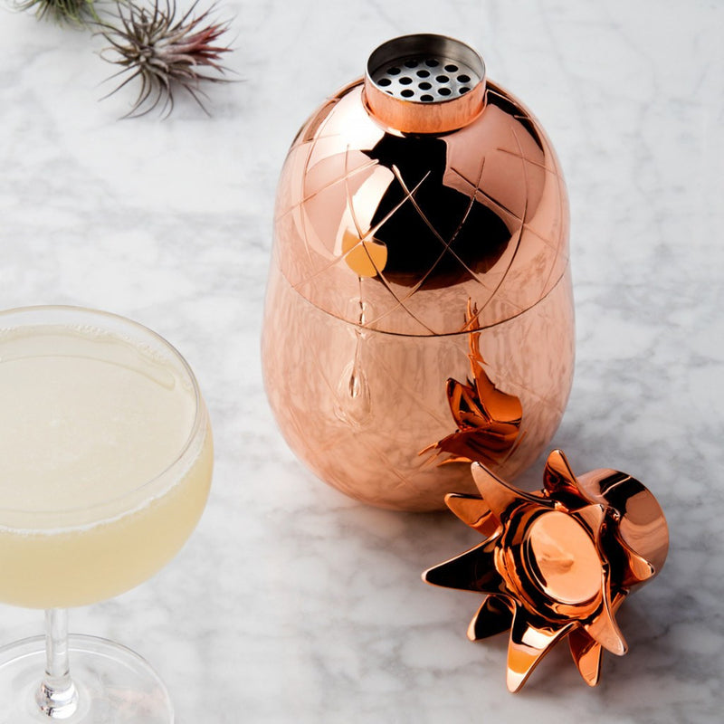 W&P Design Pineapple Cocktail Shaker | Copper MAS-PINEC-18