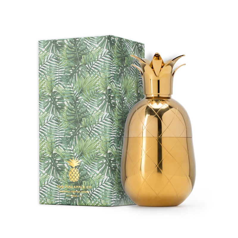 W&P Design Pineapple Cocktail Shaker | Gold MAS-PINEG-18