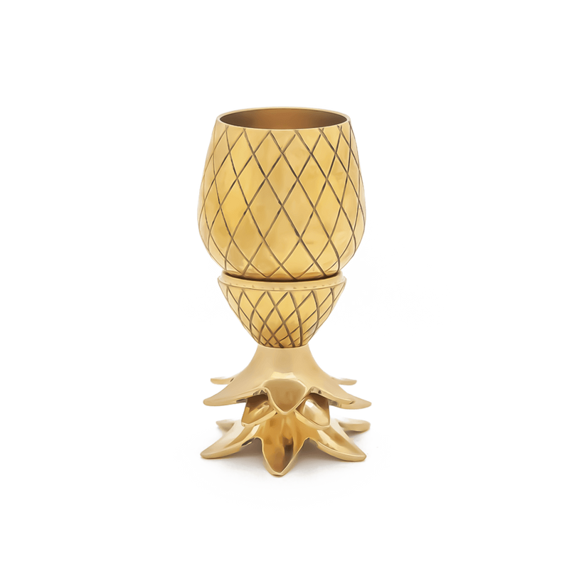 W&P Design Pineapple Shot Glass Set | Gold MAS-PINEG-2