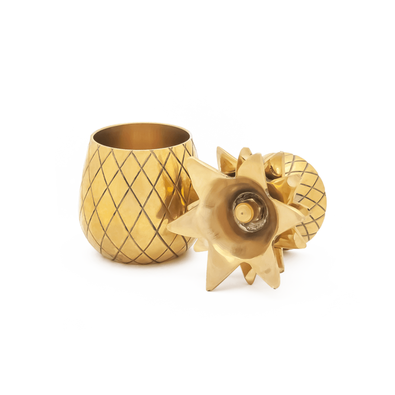 W&P Design Pineapple Shot Glass Set | Gold MAS-PINEG-2