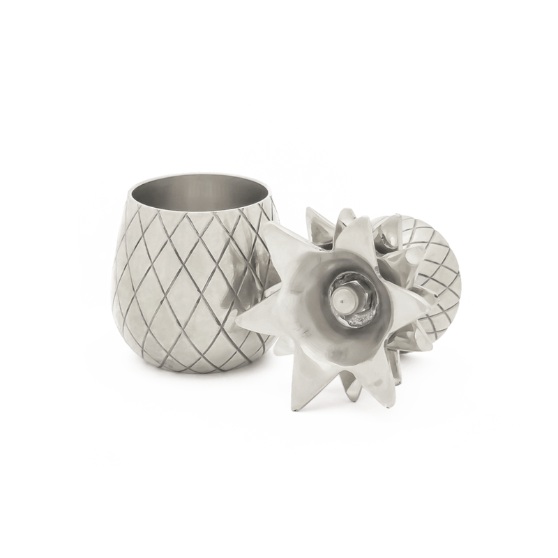 W&P Design Pineapple Shot Glass Set | Silver MAS-PINES-2