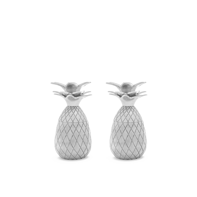 W&P Design Pineapple Shot Glass Set | Silver MAS-PINES-2