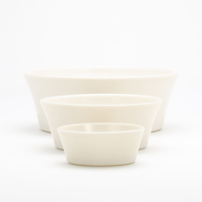 WRF Lab Lumen Small Serving Bowl / Silver Accent