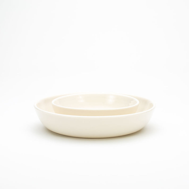 WRF Lab Lumen Small Salad Plate / Silver Accent