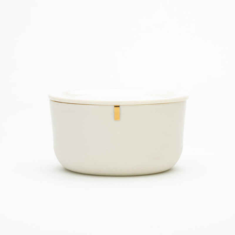 WRF Lab Lumen Lidded Container Set / Gold Accent