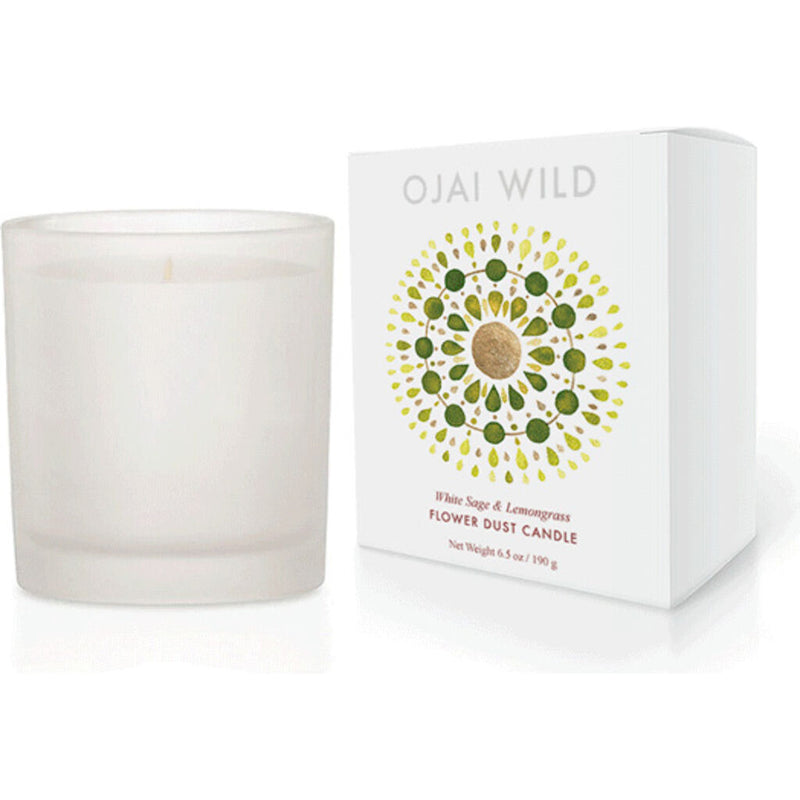 Ojai Wild Raw Essence Candle | White Sage + Lemongrass