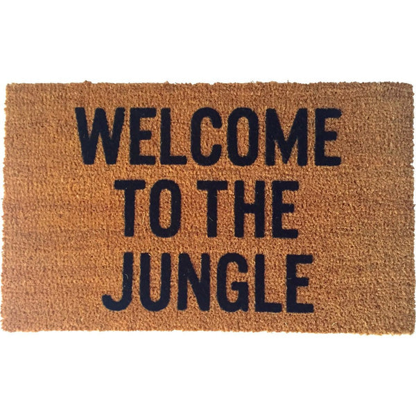 Reed Wilson Design Welcome to the Jungle Doormat | Flocked Lettering DRMT109