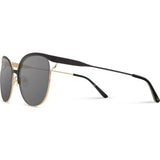 Shwood Odessa Sunglasses | Obsidian/Gold -Grey Polarized  WWTO2O2GP