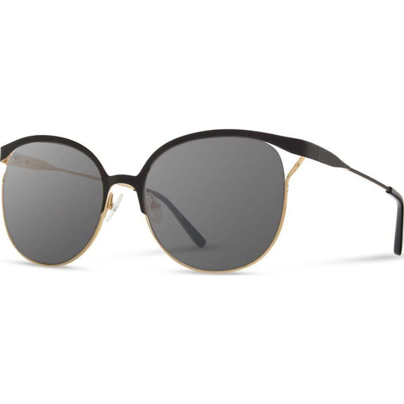 Shwood Odessa Sunglasses | Obsidian/Gold -Grey Polarized  WWTO2O2GP