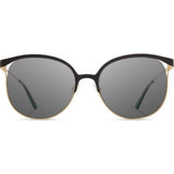 Shwood Odessa Sunglasses | Obsidian/Gold -Grey Polarized  WWTO2O2GP