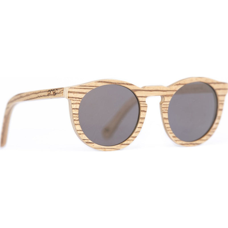 Proof Hayburn Wood Sunglasses | Zebra/Gold haylacgold