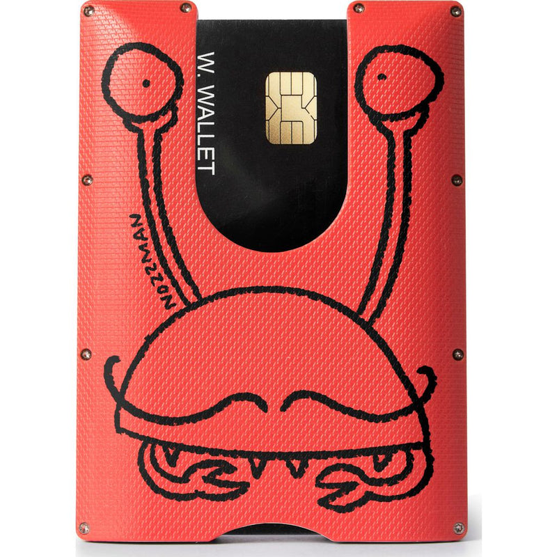 Walter Wallet Nozzman Special Edition Crab Wallet | Jet Red
