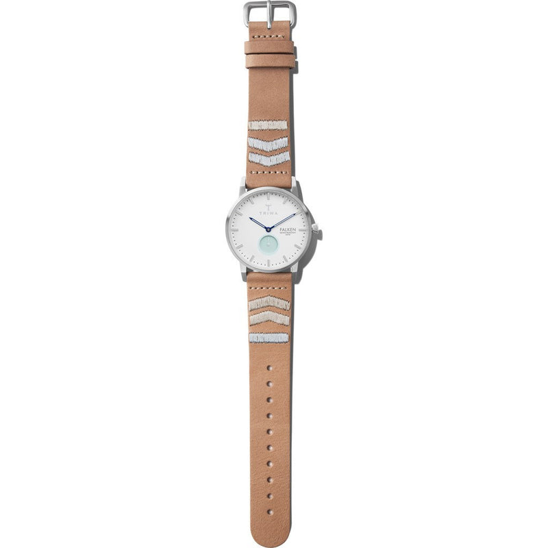 Triwa Wave Falken Watch | Tan Embroidered Classic Strap FAST114-CL070612