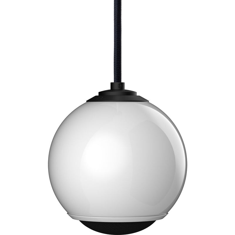 Gallo Acoustics A'diva Single Droplet Speaker  | Gloss White/Black Cable