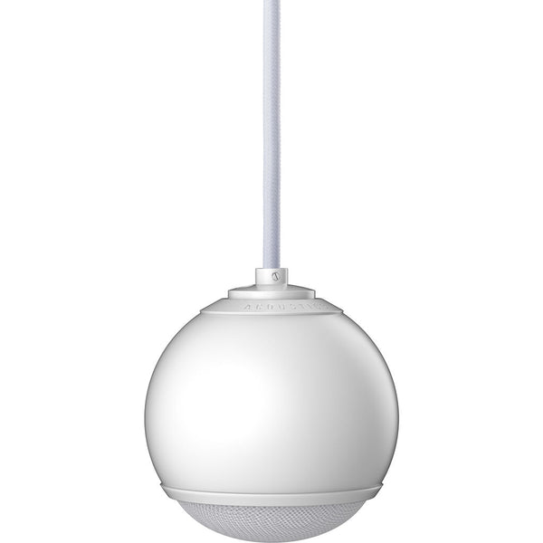 Gallo Acoustics Micro Single Droplet Speaker | Matt White/White Cable