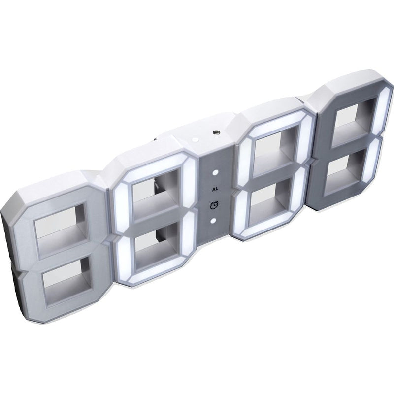 Kibardin White & White Clock | White/White