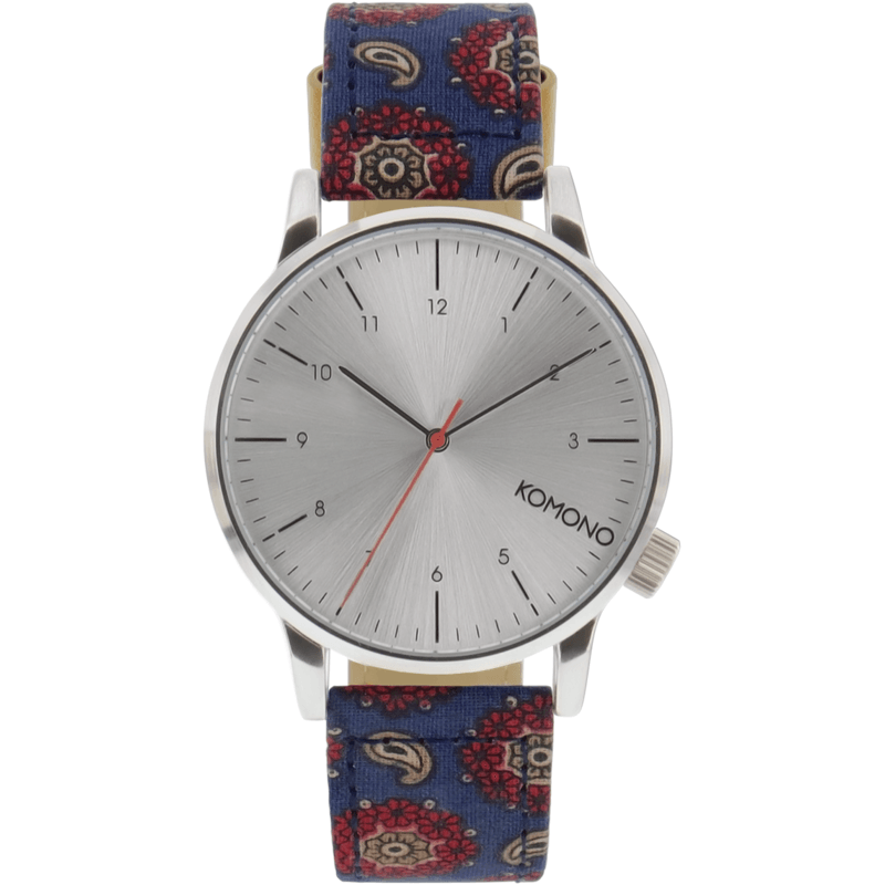Komono Winston Print Watch | Paisley Foulard KOM-W2153