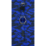 Komono Winston Print Watch | Camo Blue
