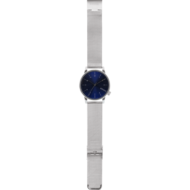 Komono Winston Royale Watch | Silver Blue KOM-W2353