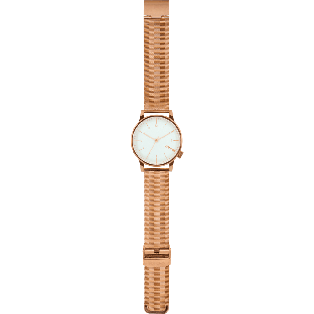 KOMONO： Winston e - Rose Gold/White Komono Winston Royale Watch Rose Gold/White KOM-W2356 – Sportique