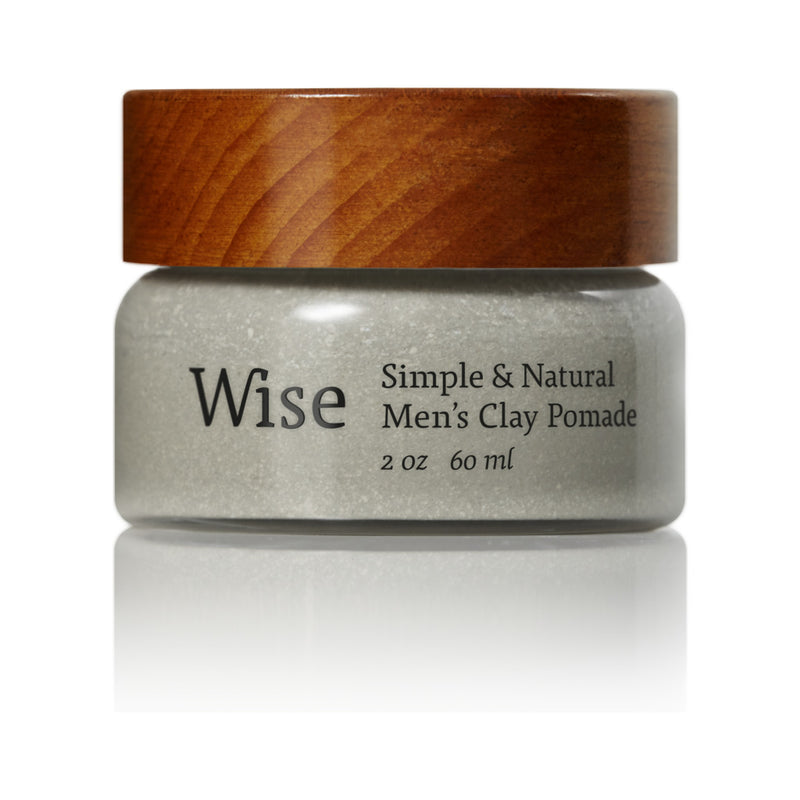 Wise Glacier Clay Pomade | Glass Container 60 ml CL