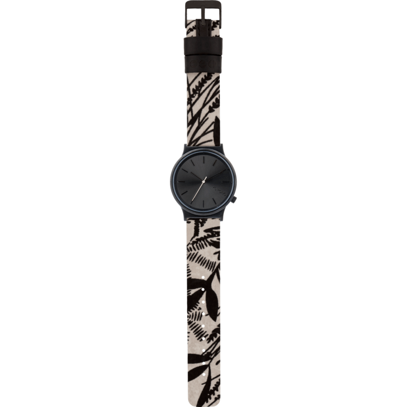 Komono Wizard Print Series Watch | Black Palms