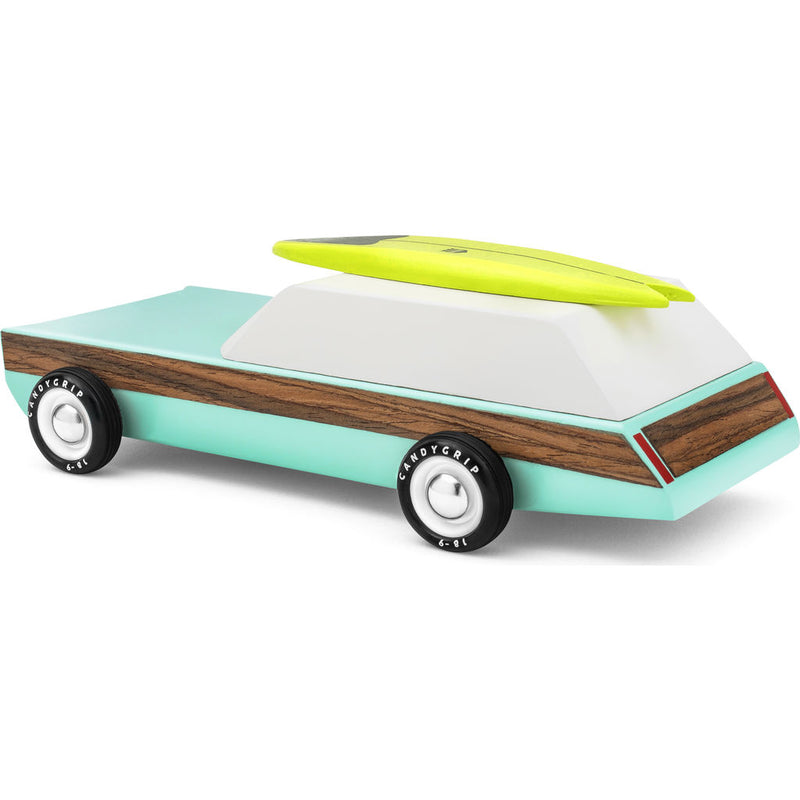 Candylab Woodie Redux Boxy Wood Wagon | Blue/Veneer Wood
