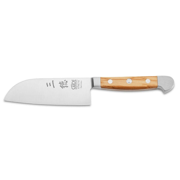Gude Alpha Olive Santoku Knife | 5.5"
