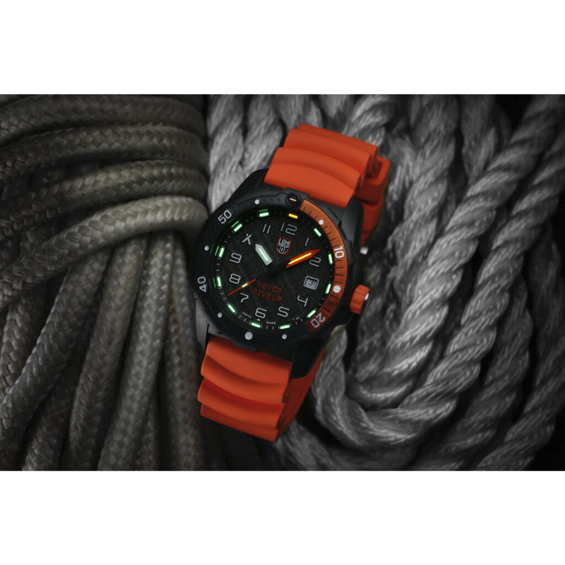 Luminox Limited Edition Bear Grylls 3729.NGU Watch | Black/Orange